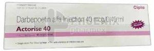 Actorise 40mcg Darbepoetin ALFA Injection for Treat Anemia