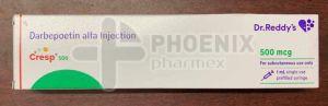 Cresp 500mcg Darbepoetin ALFA Injection for Treat Anemia
