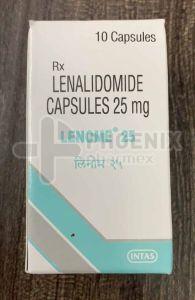 Lenome 25 Lenalidomide Capsule, Strength : 25mg for Anticancer Medicine