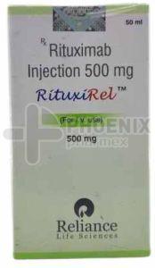 Rituxirel 500mg Rituximab Injection, Condition : Non-Hodgkin Lymphoma