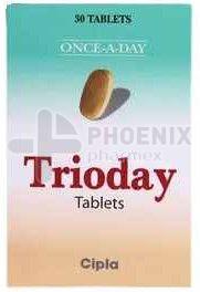 Trioday Lamivudine Tenofovir Disoproxil Fumarate Efavirenz Tablet