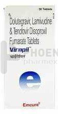 Viropil Dolutegravir Lamivudine Tenofovir Disoproxil Fumarate Tablet
