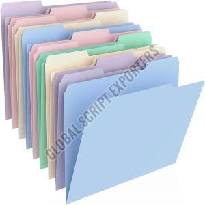 Plain Plastic File Folders Standard for Keeping Documents