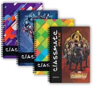 Spiral Classmate Saathi Notebooks 12x10Inch, Cover Material : Paper
