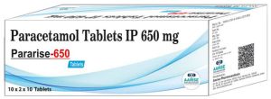 Paracetamol Tablet Pararise 650mg