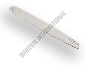 Polished Mild Steel Chainsaw Guide Bar, Color : Silver