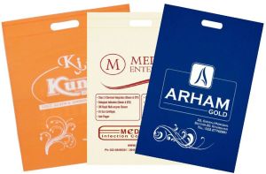Non Woven Printed D Cut Bag, Technics : Machine Made for Shopping Use