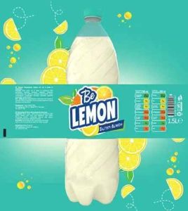 Glossy Finish Paper Adhesive Soft Drink Packaging Label