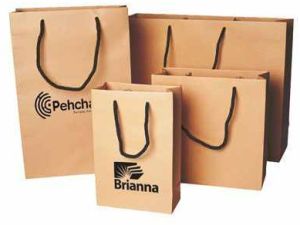 Custom Printed Paper Bag Label, Color : Customozable