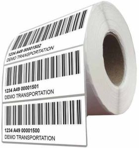 Paper Pre Printed Logistics Shipping Label, Color : White ( Base )