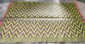 Printed 3mm Plastic Floor Chatai, Color : Multicolor For Home