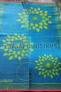 Purple Printed Reversible Floor Mat For Home