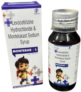 Monterab-l Levocetirizine Syrup, Packaging Size : 60ml