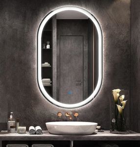 Capsule Shaped LED Glass Mirror