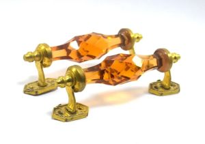 Polished Glass Door Handle for Furniture