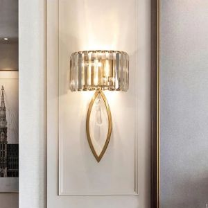 LED Crystal Blossom Wall Light