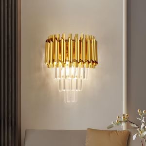 PQG K9 Crystal Golden Mamba Wall Light