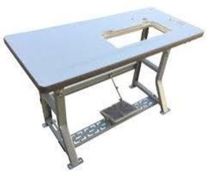 Semi Automatic Sewing Machine Table