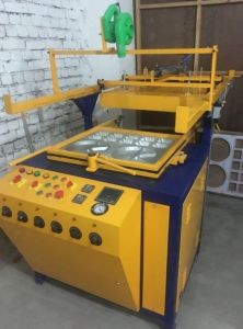 Stainless Steel Thermocol Plate Dona Making Machine, Color : Yellow