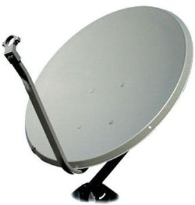 10ghz - 13ghz Metal Fiberglass Satellite Dish Antenna, Color : Gray