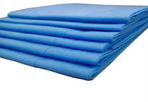 Bleached Blends Disposable Bed Sheet, Brand Name : Peace Multisizes