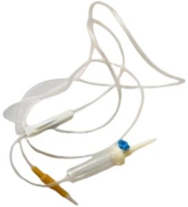 Infusion Set, Brand Name : Peace, Tube Material : Plastic
