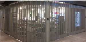 Stainless Steel Powder Coated Sliding Folding Shutters Doors