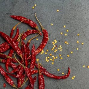 Dried Chillies, Color : Red, Packaging Size : 25/50 KG