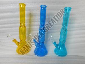 Glass Waterpipe Bong, Color : Assorted, Bowl Size : 14mm Male Bowl