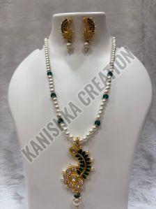 Metal Alloy Pearl Pendant Set Wedding, Party Standard