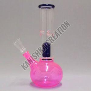 Percolator Glass Bong, Color : Pink, Bowl Size : 14mm for Smoking