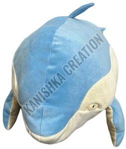Plush Shark Soft Toy, Color : Sky Blue, Packaging Type : Plastic Bag