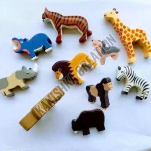 Wooden Animal Toy, Color : Multicolor