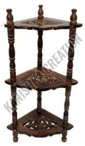 Wooden Side Corner, Color : Brown