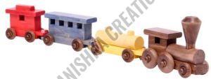 Wooden Train Toy, Color : Multicolor for Play