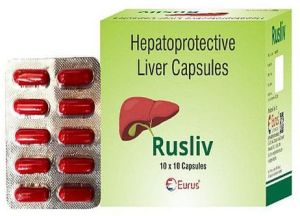 Rusliv Capsules, Packaging Size : 10X10 Pack