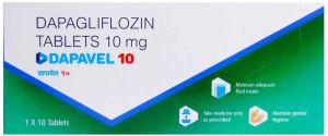 Dapavel 10mg Dapagliflozin Tablet, Color : White