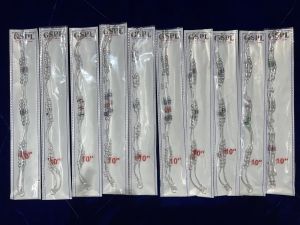 Polished Trendy Sterling Silver Girls Anklets