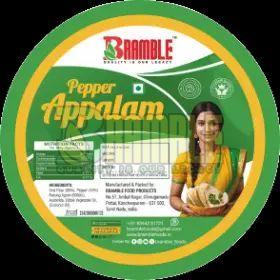 Crispy Made Up OF Urid Flour Black Pepper Appalam Papad