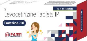 Yrip Famzine Levocetirizine Tablets