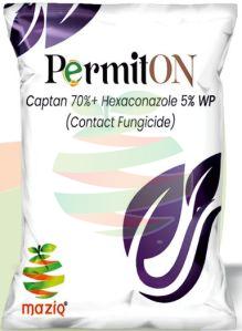 Captan 70%+ Hexaconazole 5% WP, Brand Name : PermitON