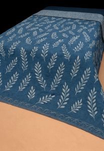 Blue & White Premium Ultrasonic Double Bed Reversible Comforter