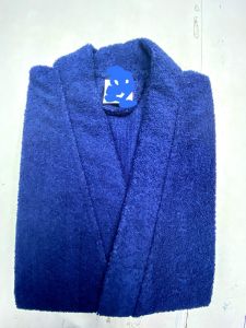 Folded Terry Cotton Dry WRAP Bathrobe Free Size (Adult Unisex)