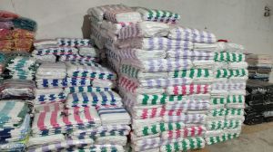 Purple Stripe Cotton Bath Towel for Spa, Gym