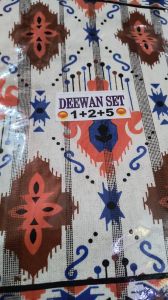 Stylish Tribal Stripe Deewan Set