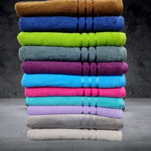 Turquoise Gradient Cotton Bath Towel Set