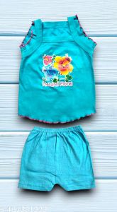 Cotton Kids Frock Set, Color : Multicolor, Brand Name : Tryviz