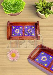 2 Tile Ceramic Tray
