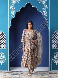 Party Wear Varnnan Almond Blossom Anarkali Suit
