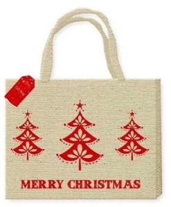 Jute Christmas Bags
